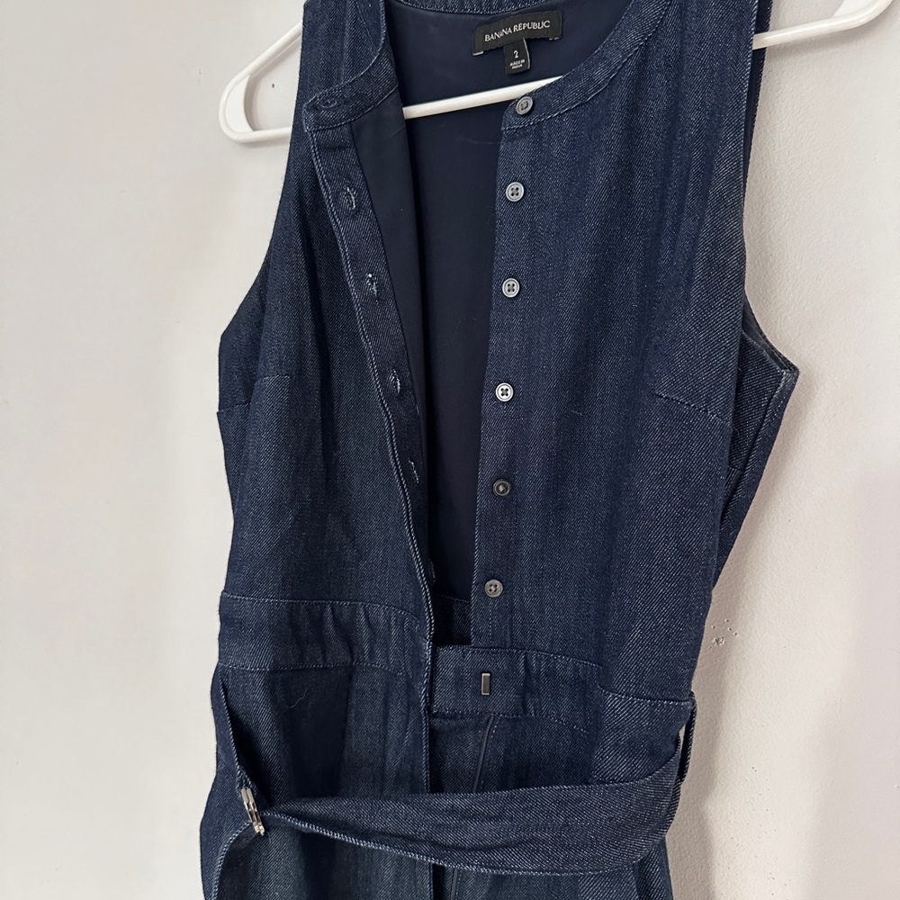 JCrew Denim Jumpsuit